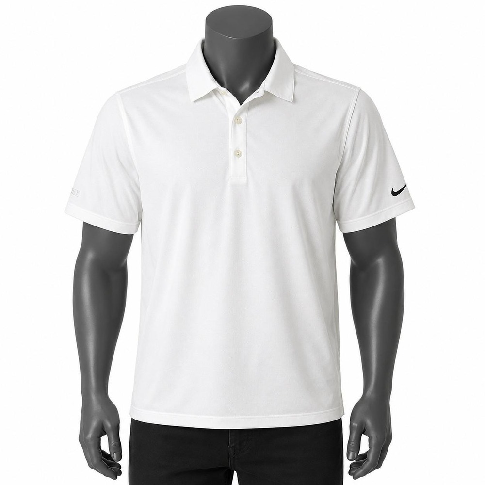 Nike Golf Tour Performance White Infiniti Logo Dri-FIT Polo Shirt Mens XXL